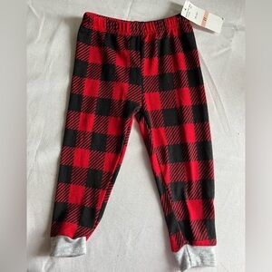 Max & Olivia Toddler Boy Checkered Plaid Soft Pajama Bottom Pants 2T